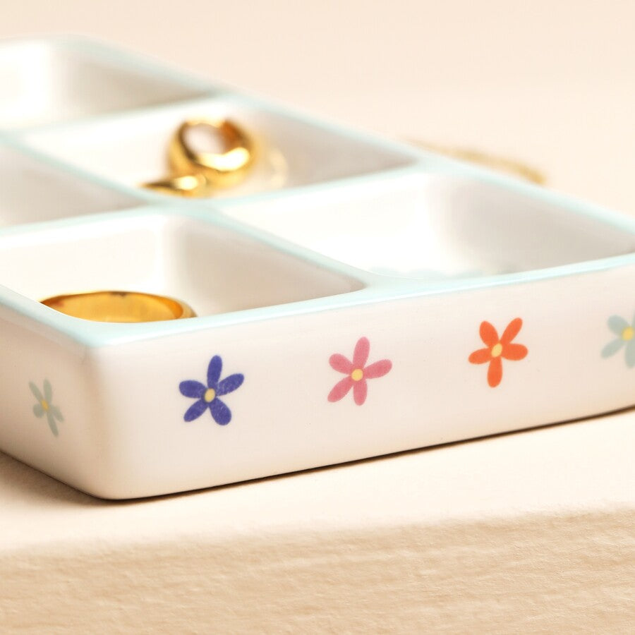 Cottage Ceramic Trinket Tray