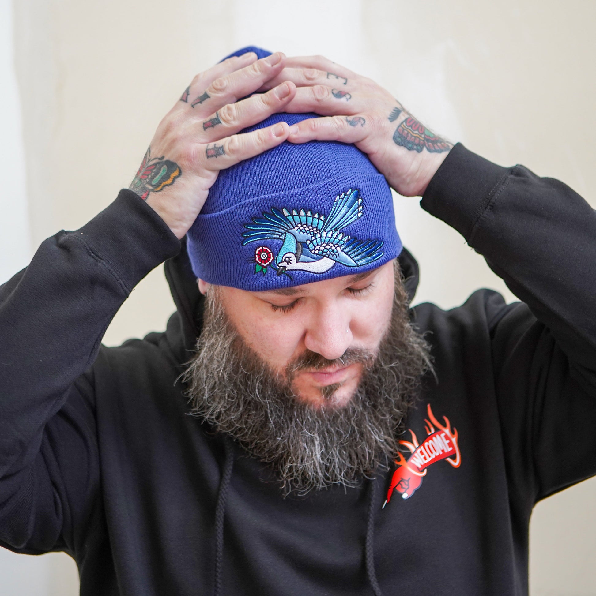 Bonnet Geai bleu