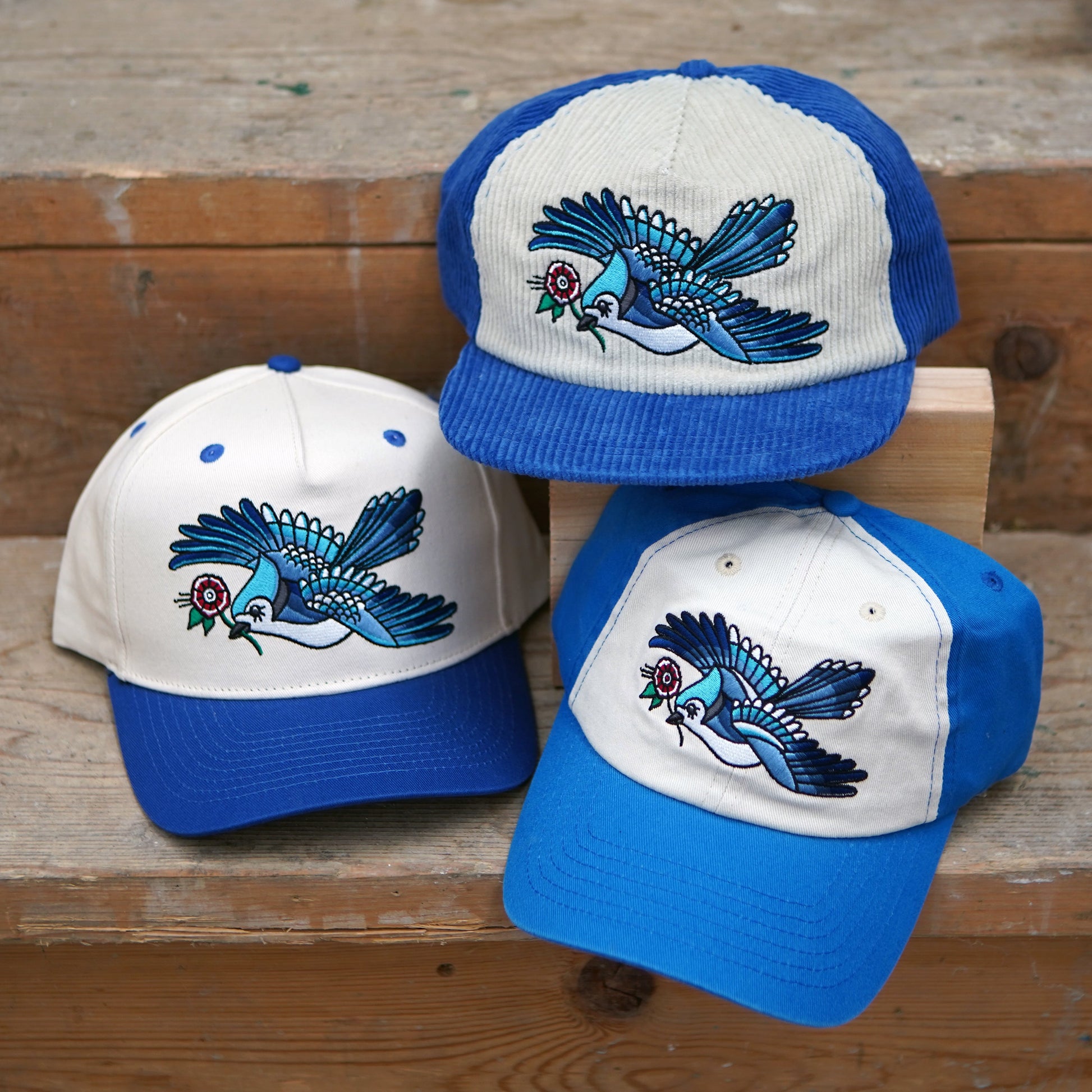 Blue Jay Two-Tone Corduroy Hat