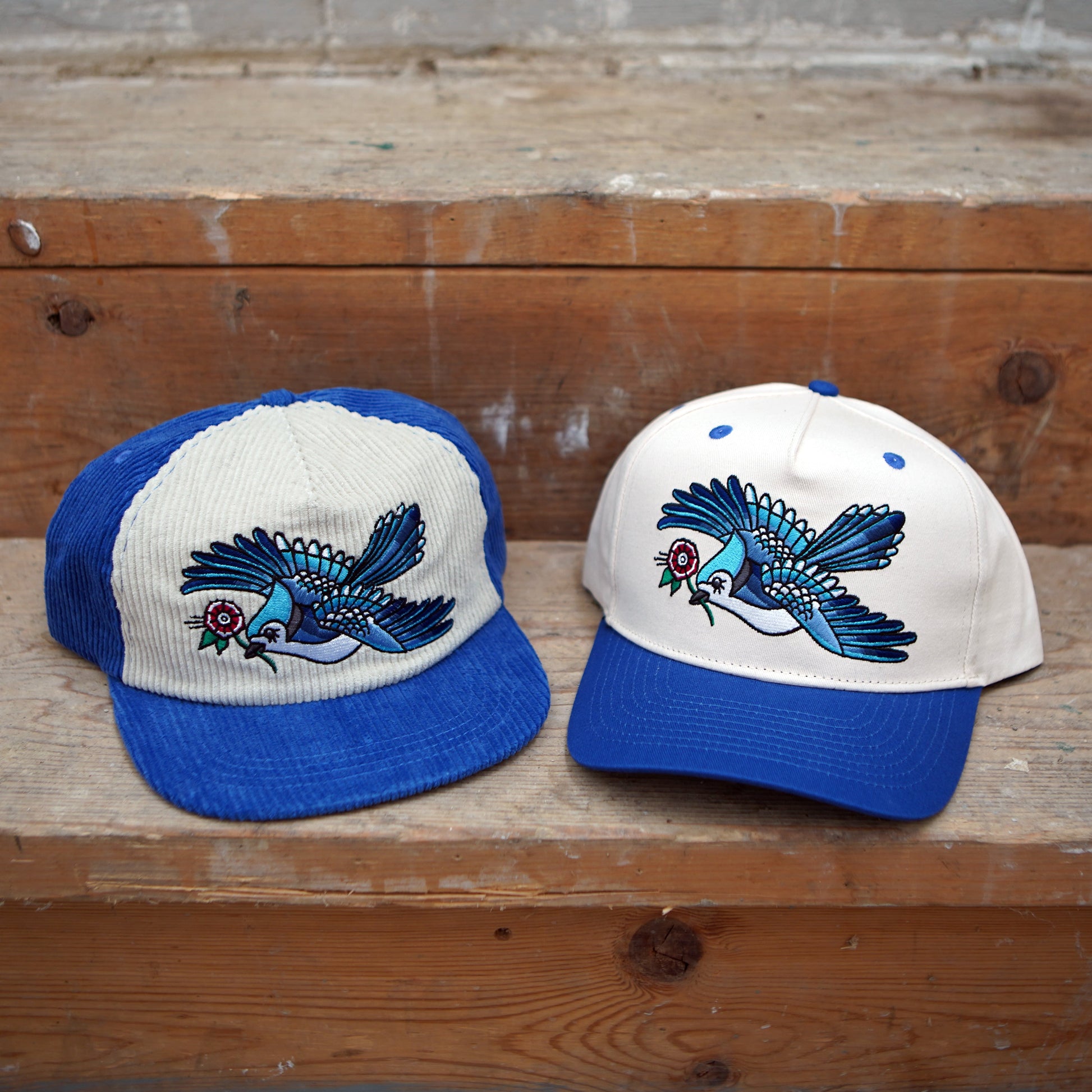 Blue Jay Two-Tone Corduroy Hat
