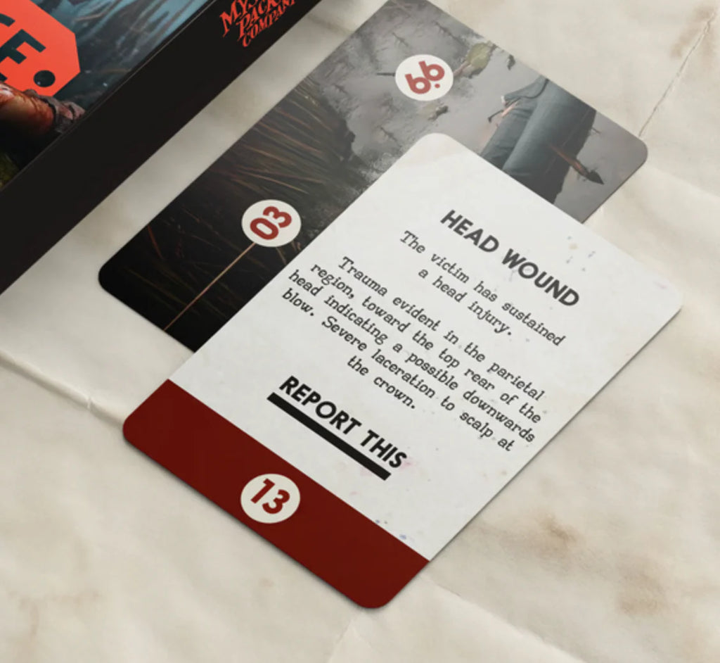 Bodies of Evidence Murder Mystery Game  • Gift Box Item