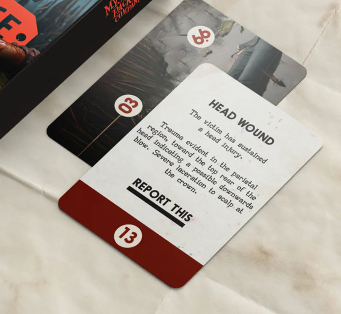 Bodies of Evidence Murder Mystery Game  • Gift Box Item