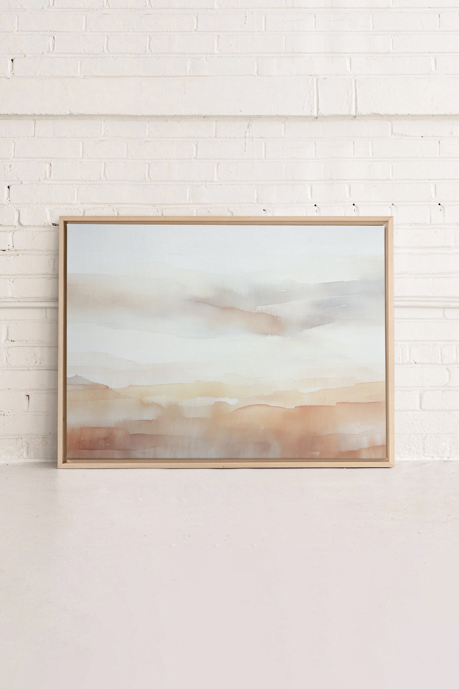 SUNSET STROKES, Stretched Canvas Artwork