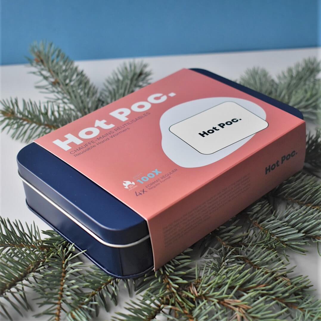 Chauffe-mains réutilisables et écologiques HotPoc (paquet de 4)