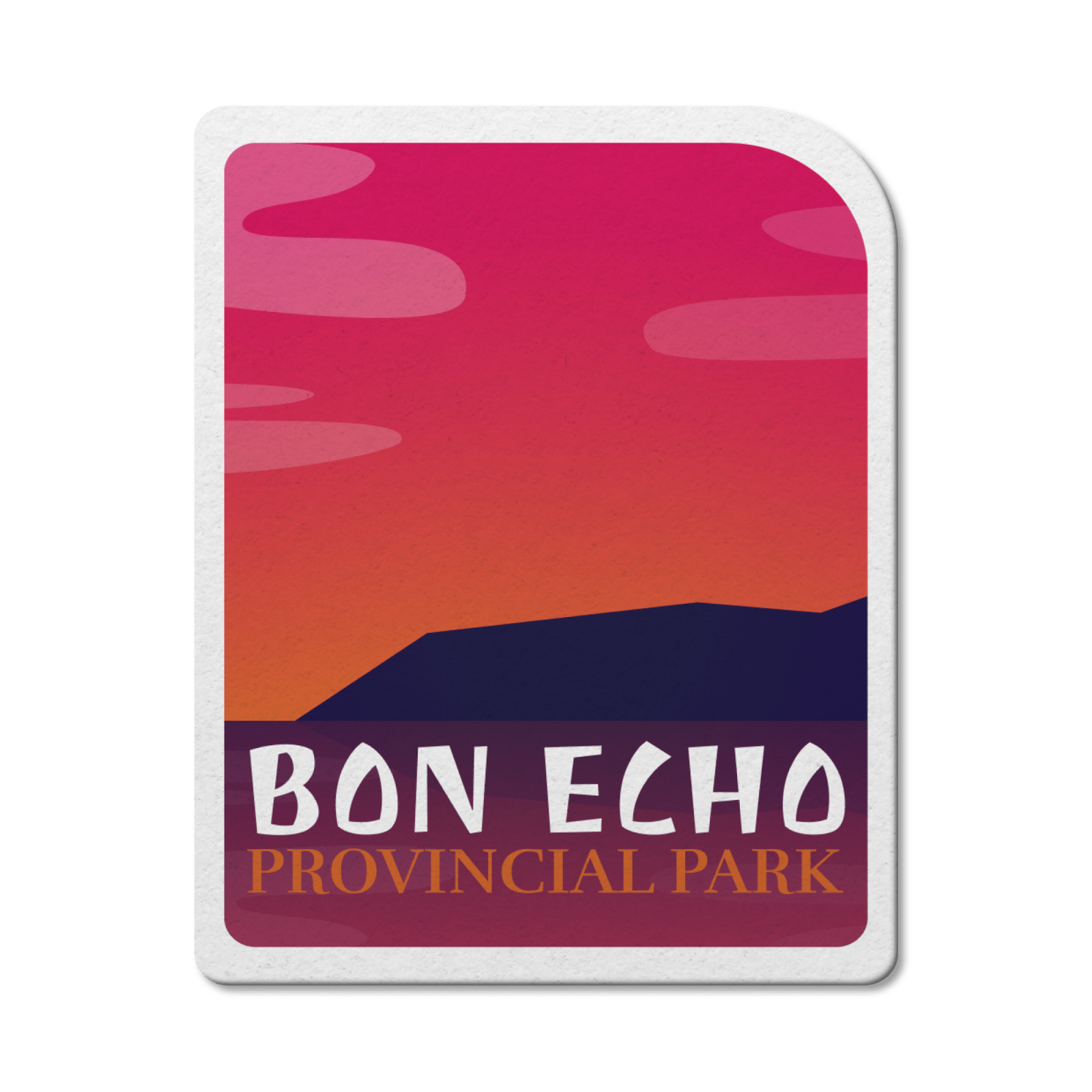 Bon Echo Ontario Provincial Park Waterproof Vinyl Sticker