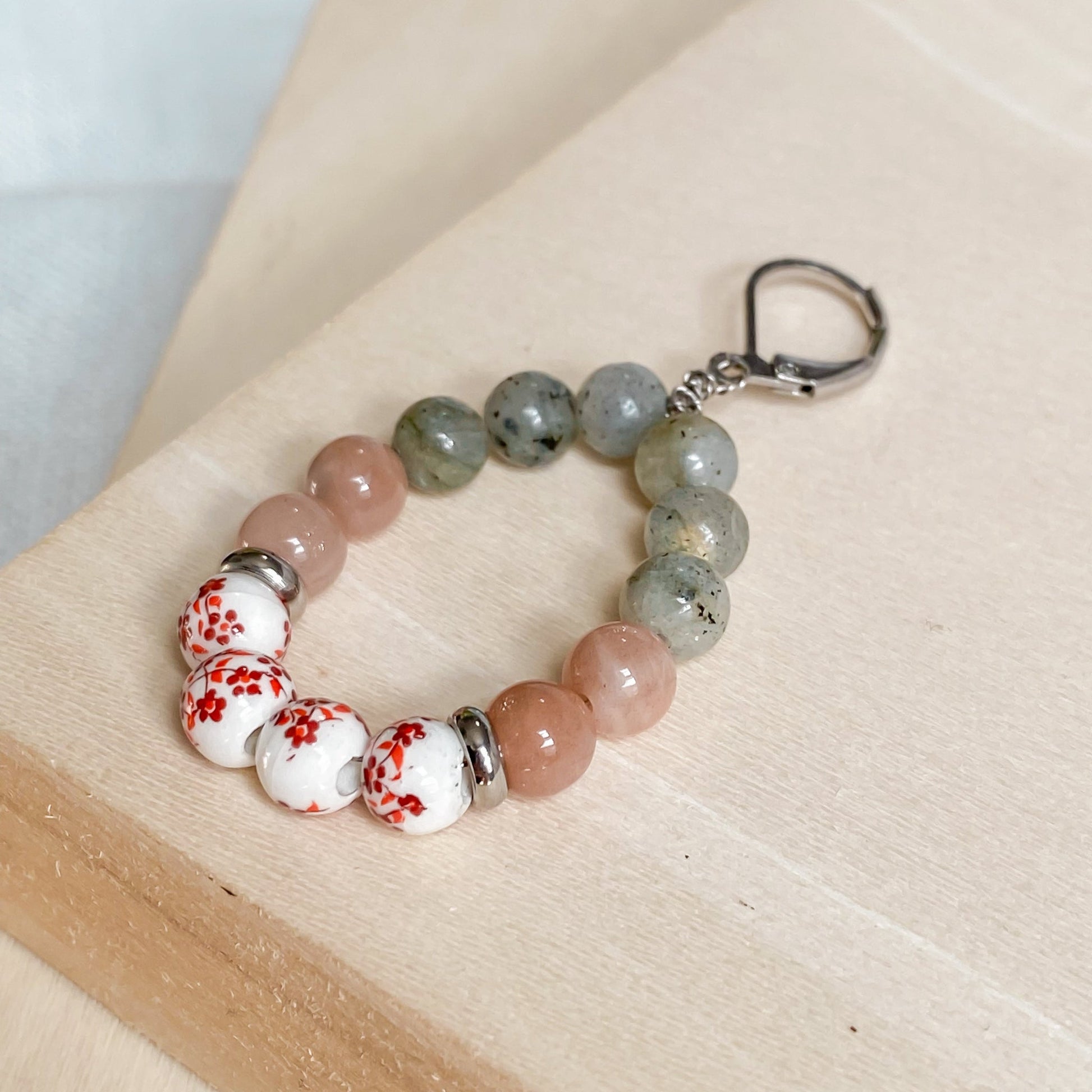 Boucles d'oreilles bohèmes en pierres naturelles | CORSAIRE