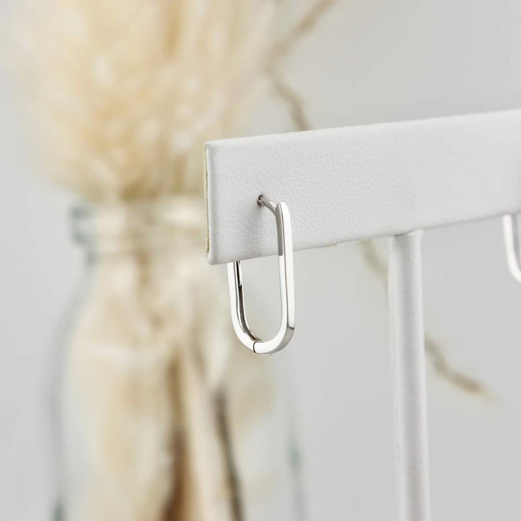 Sterling Silver Huggie Earrings