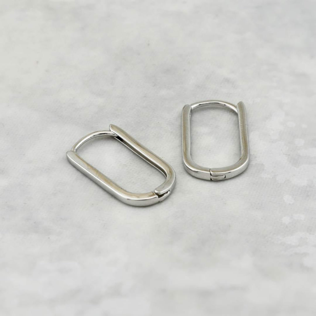 Sterling Silver Huggie Earrings