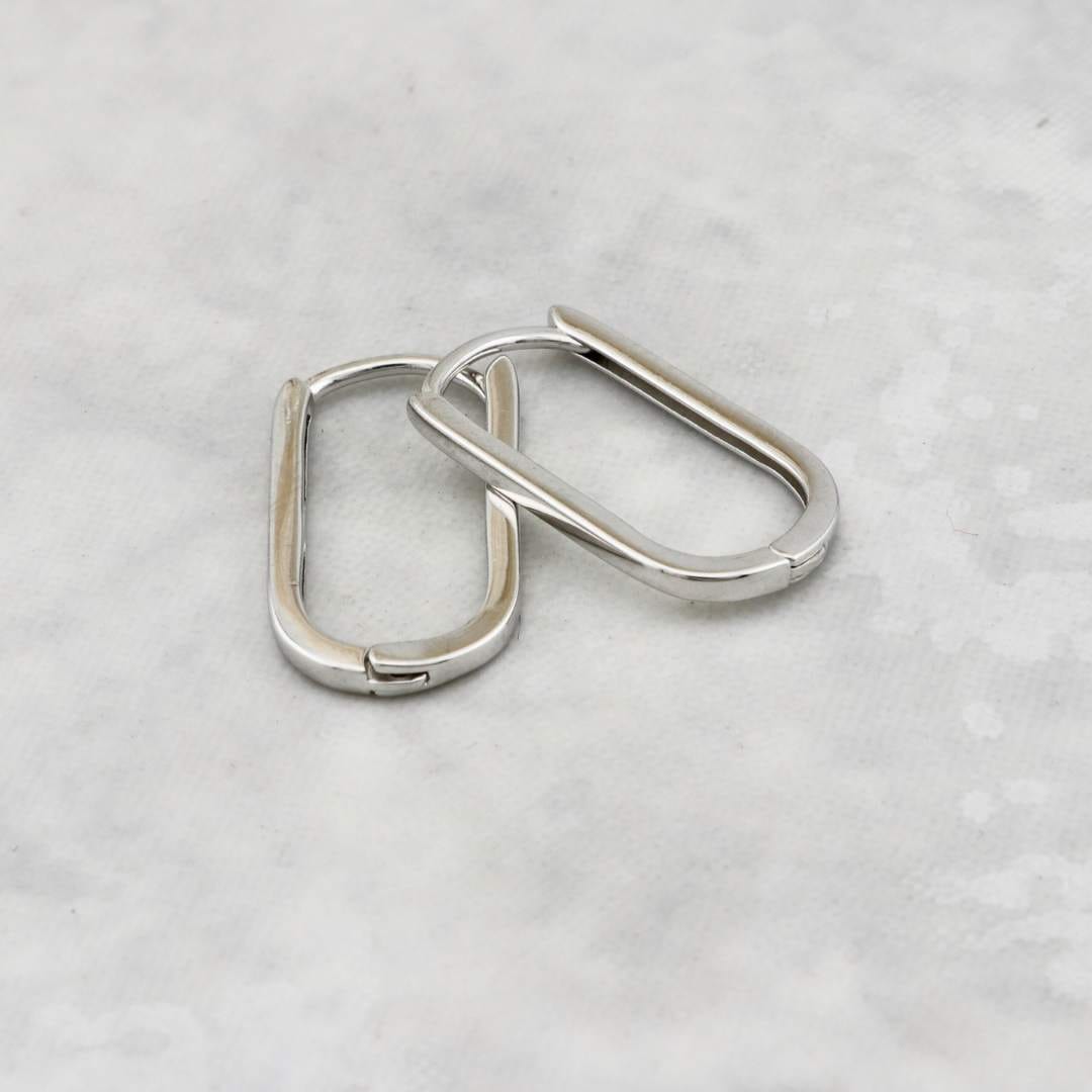 Sterling Silver Huggie Earrings