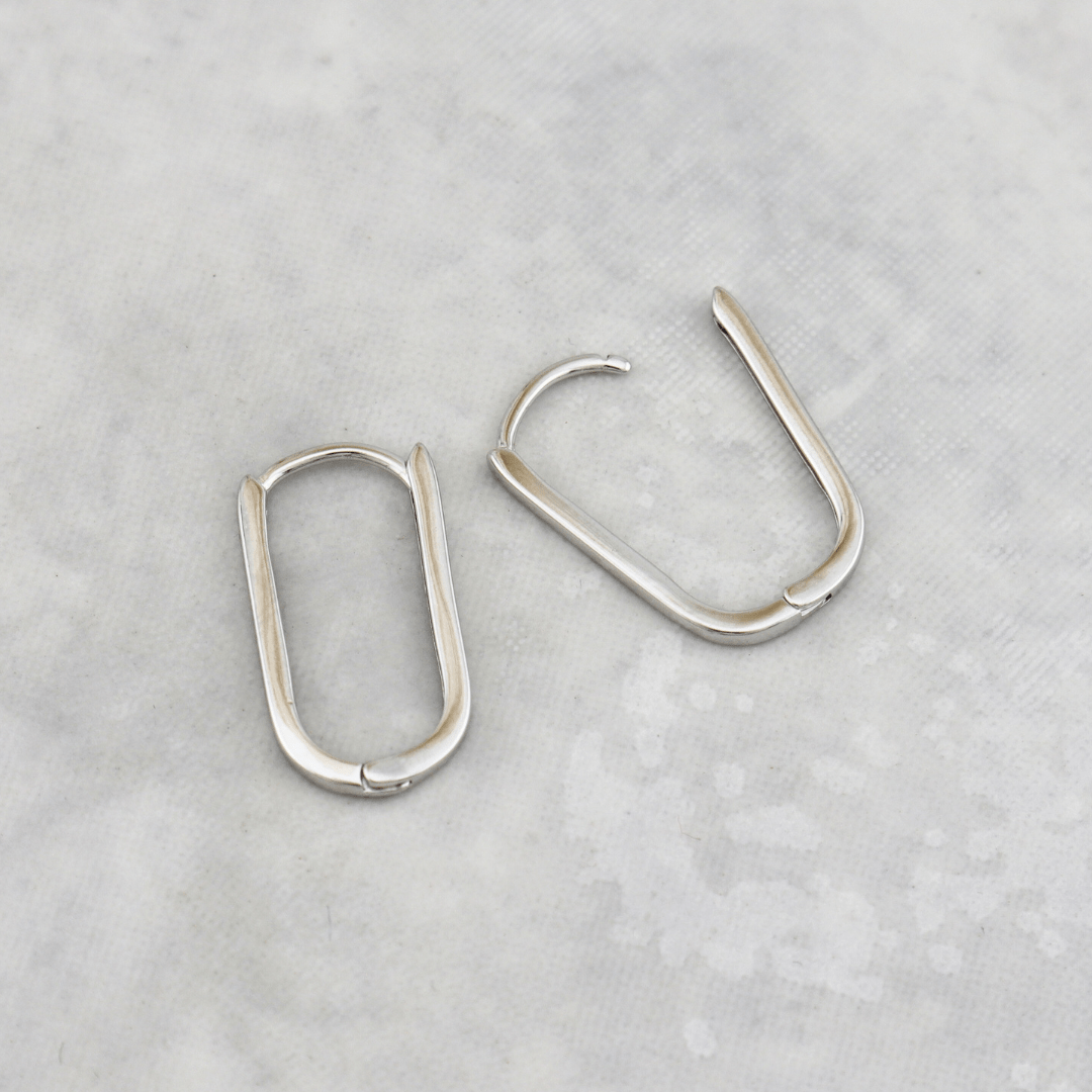 Sterling Silver Huggie Earrings