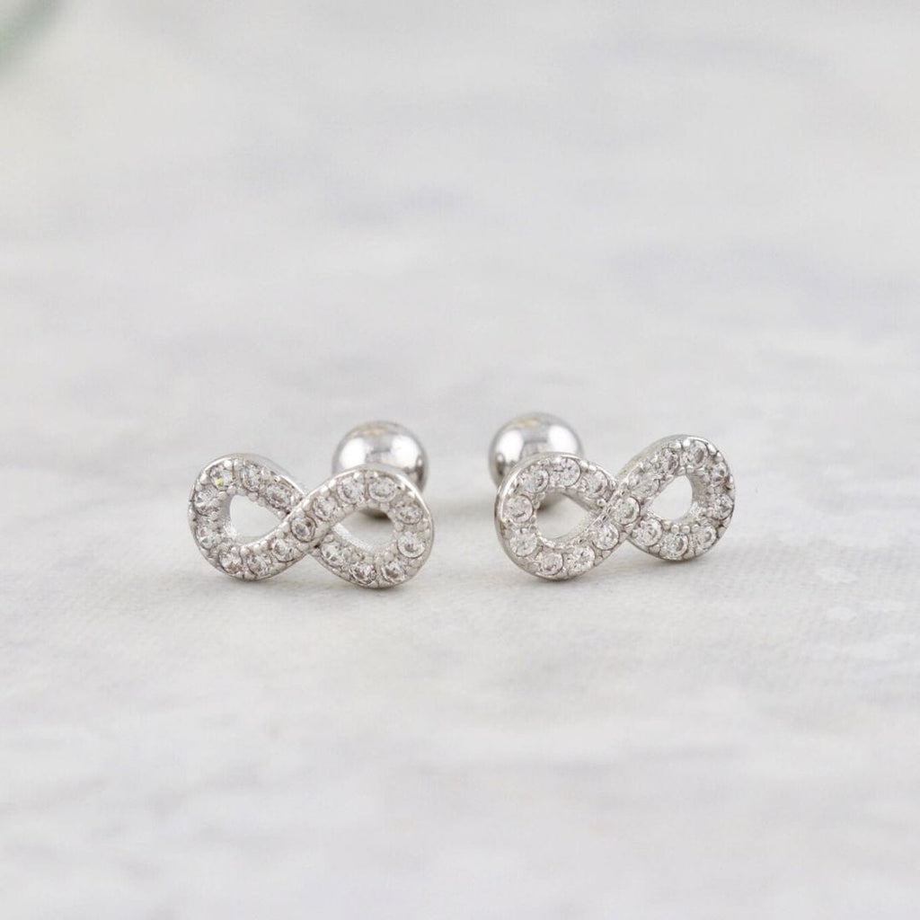 Sterling Silver Infinity Earrings