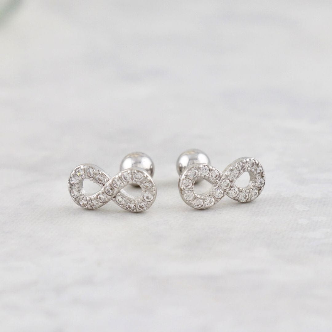 Sterling Silver Infinity Earrings