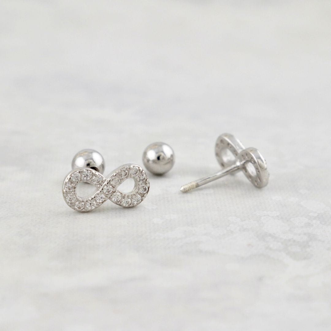 Sterling Silver Infinity Earrings