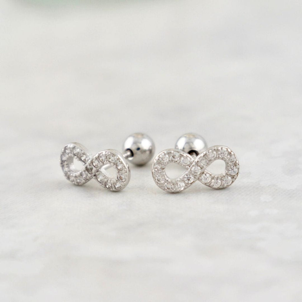 Sterling Silver Infinity Earrings