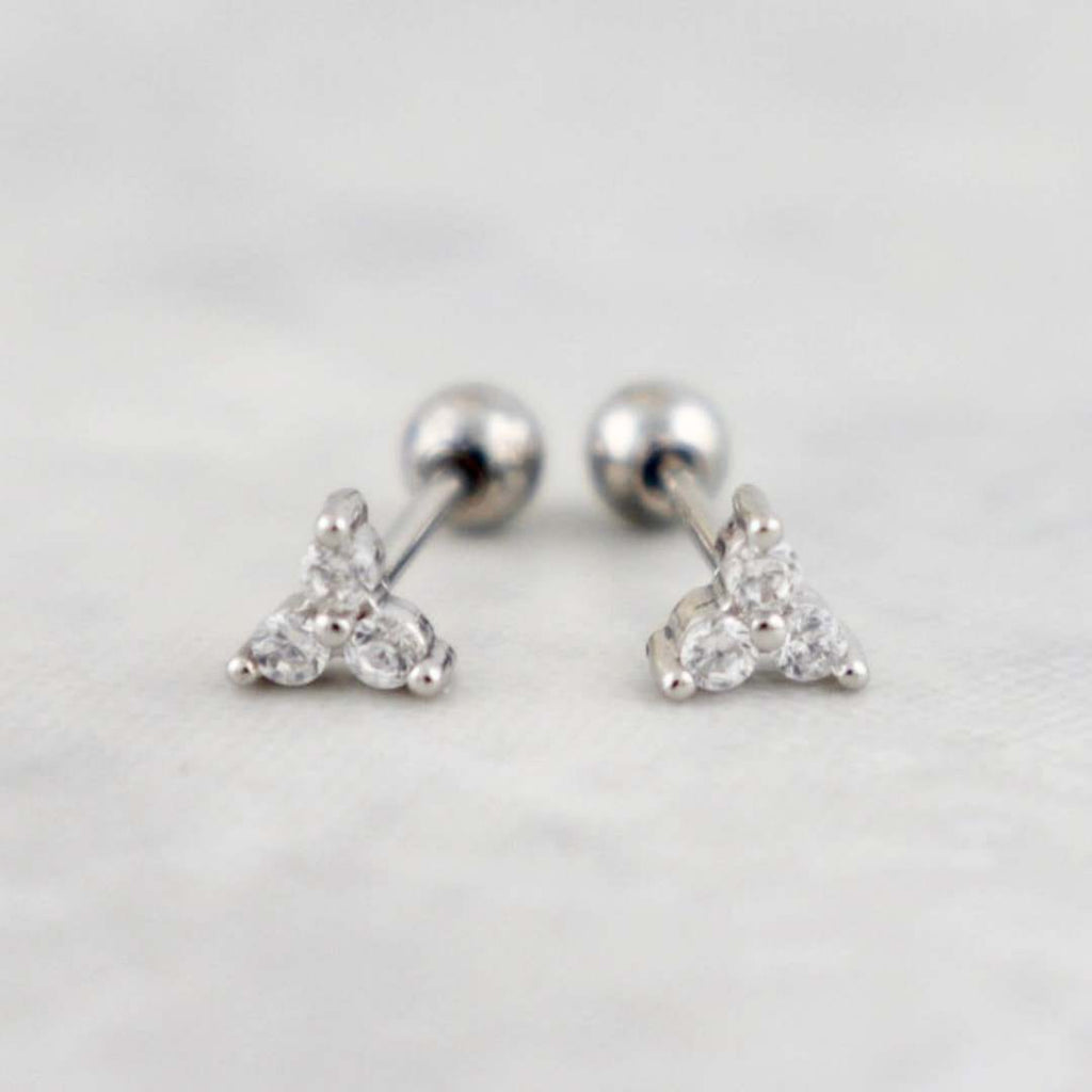 Trinity Sterling Silver Earrings