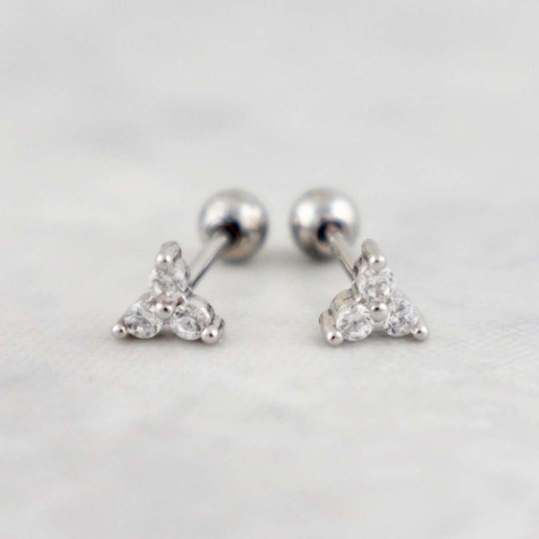 Trinity Sterling Silver Earrings