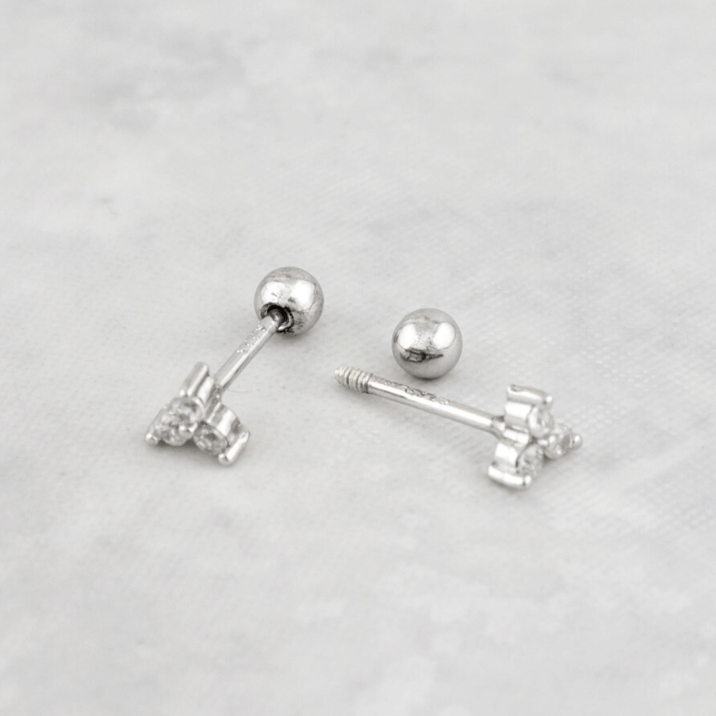 Trinity Sterling Silver Earrings