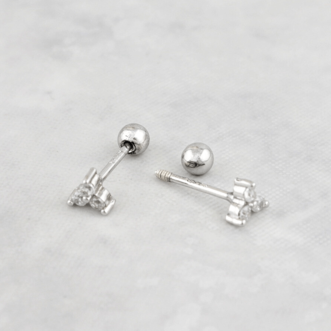 Trinity Sterling Silver Earrings