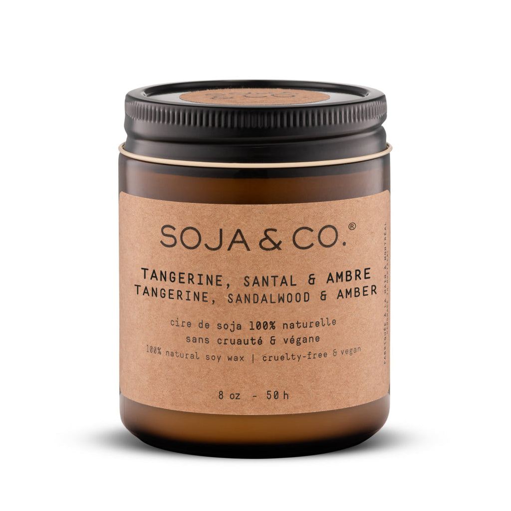 Candle | Tangerine, Sandalwood & Amber