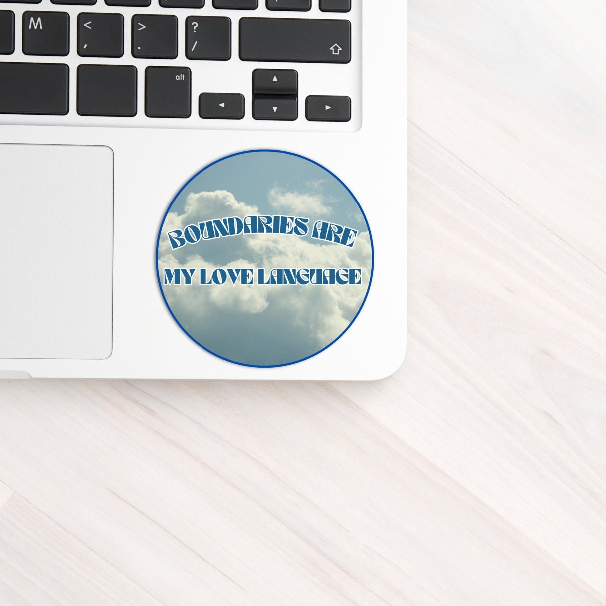 Boundaries Are My Love Language Round Sticker