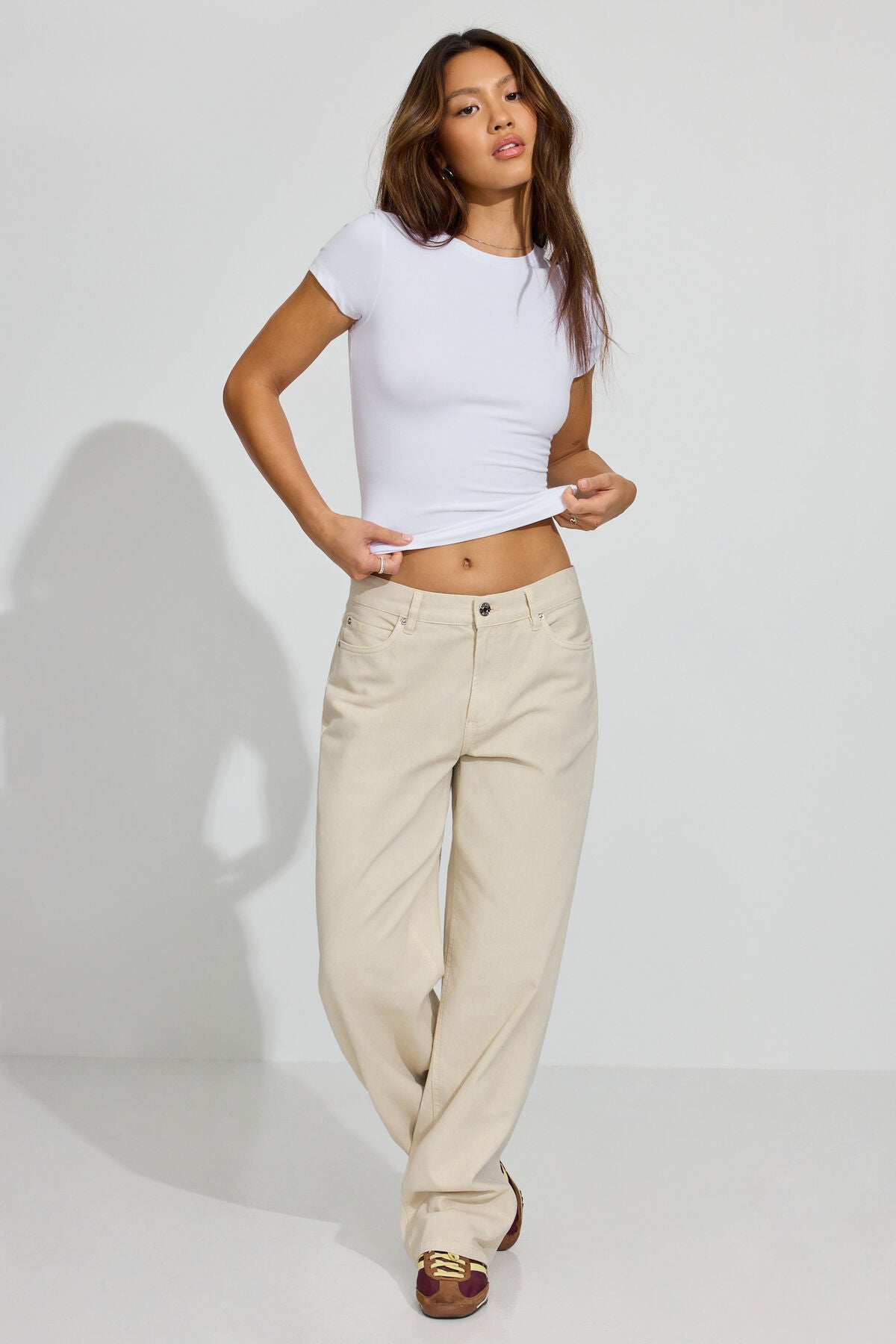 Low Rise Baggy Pants