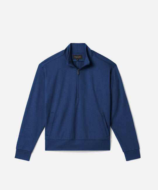 Pull Transit à fermeture éclair quart de tour en mérinos pour femme