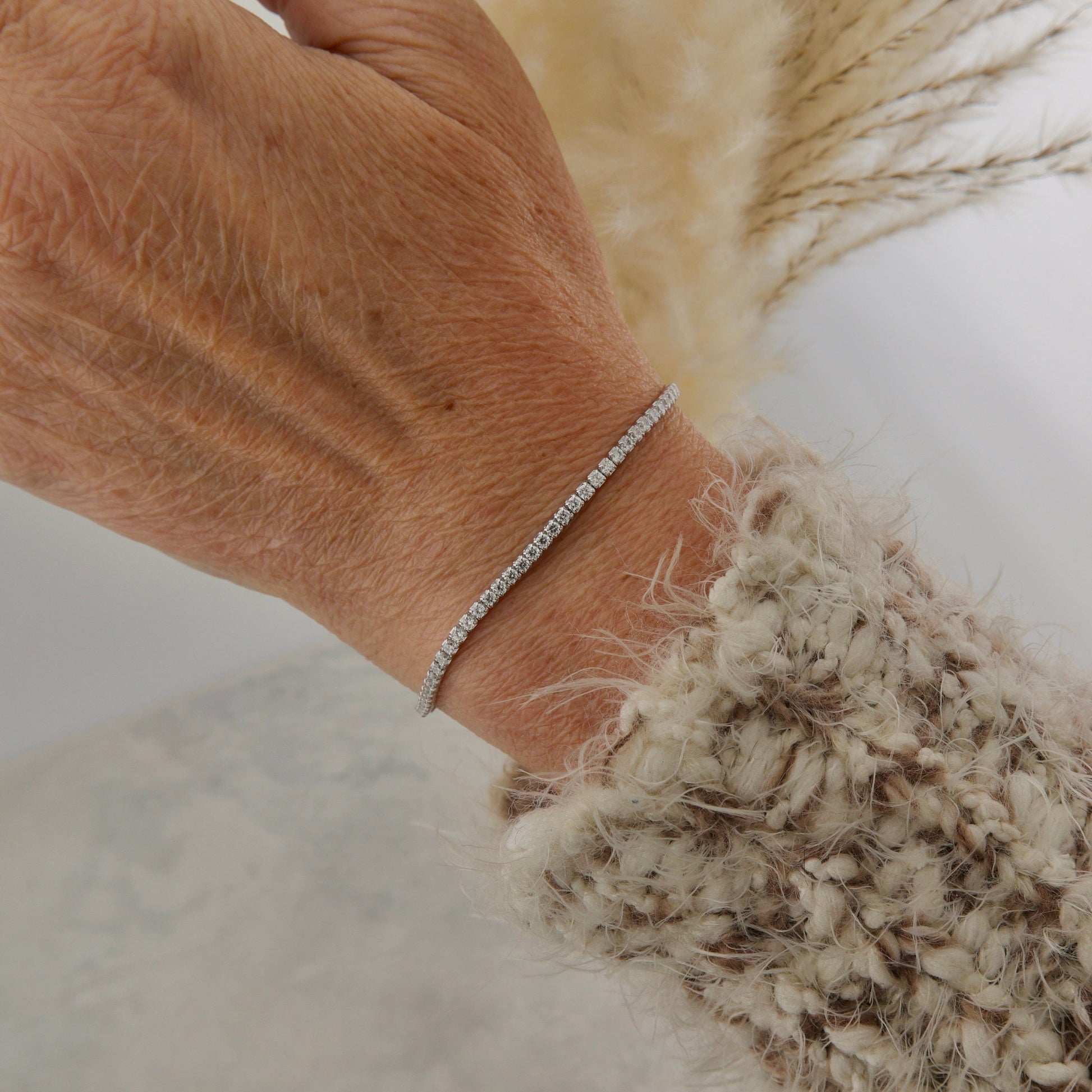 Sterling Silver Tennis Bracelet