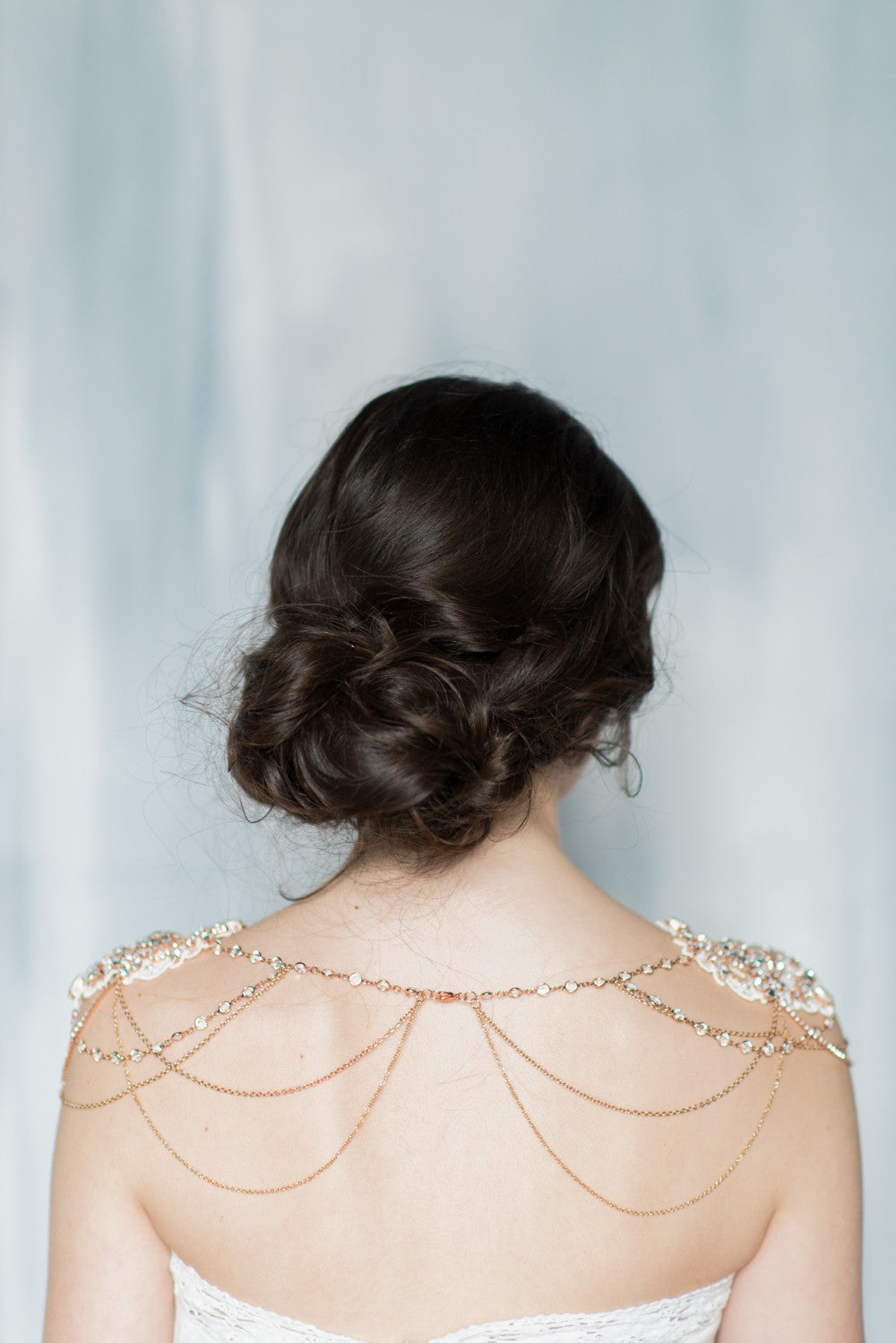 BRIENNE Crystal Shoulder Necklace