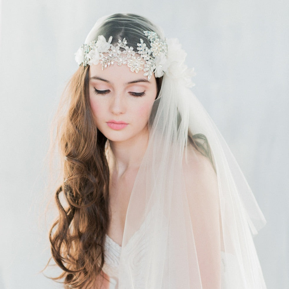 Voile de mariée Juliette en cristal ANTOINETTE
