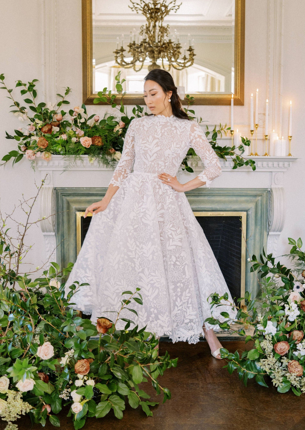 GEORGINA Organza Bridal Hair Bow