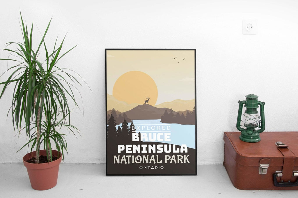 Bruce Peninsula National Park 'Explored' Poster