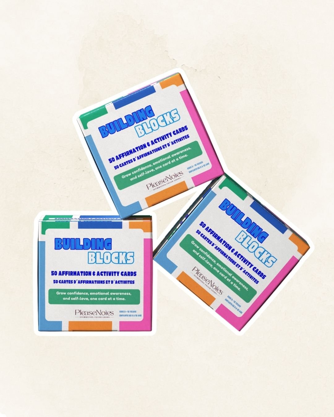 Building Blocks Kids Affirmation Card Deck