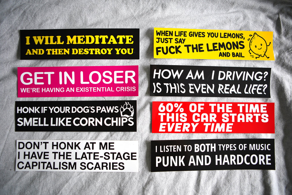 Get In Loser Bumper Sticker