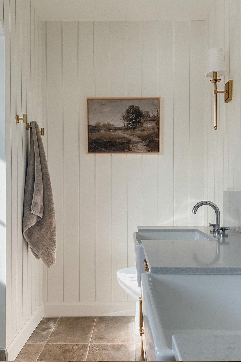 Rural Landscape, Stretched Canvas Artwork