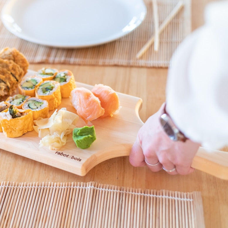 Wood Serving Board with Handle