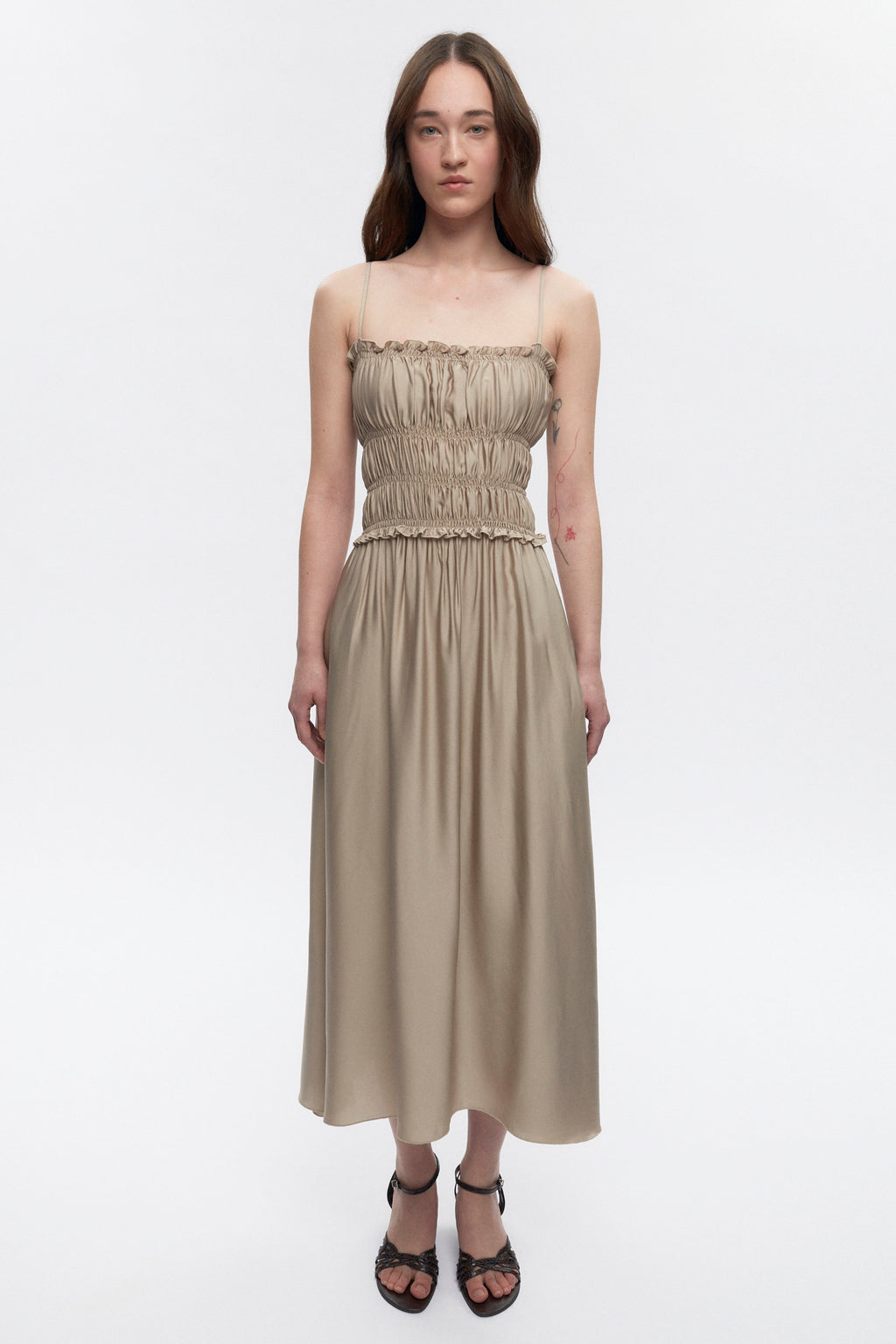 Robe à volants pour femme
