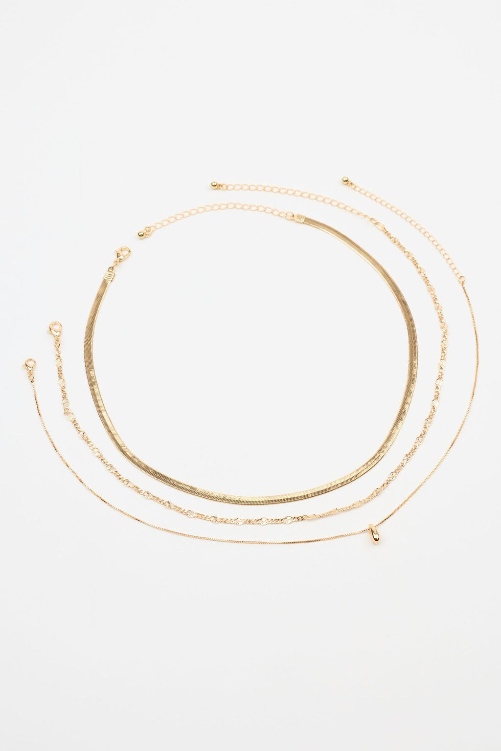 Ensemble de 3 chaînes