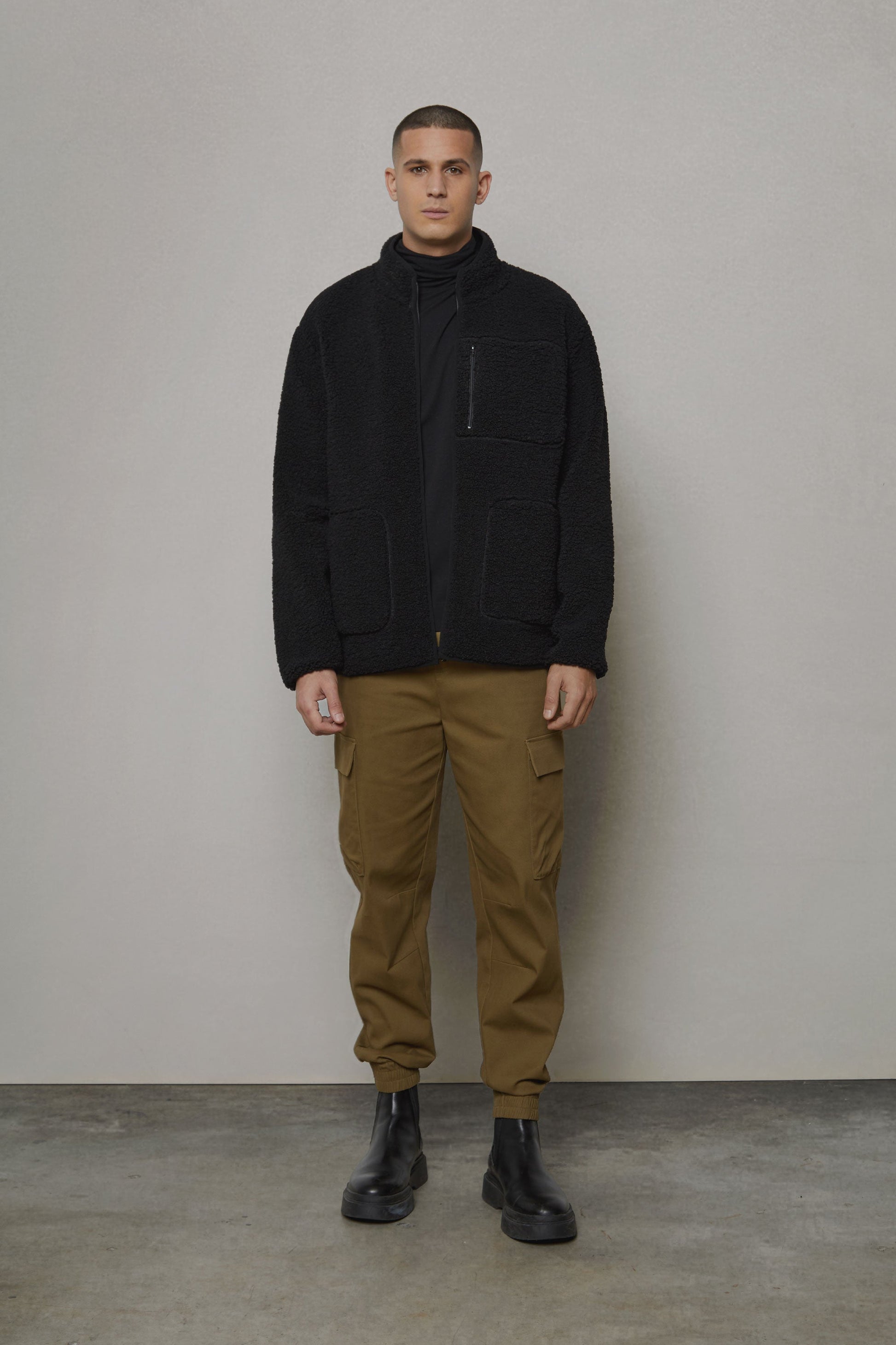 VESTE SHERPA ZIPPÉE