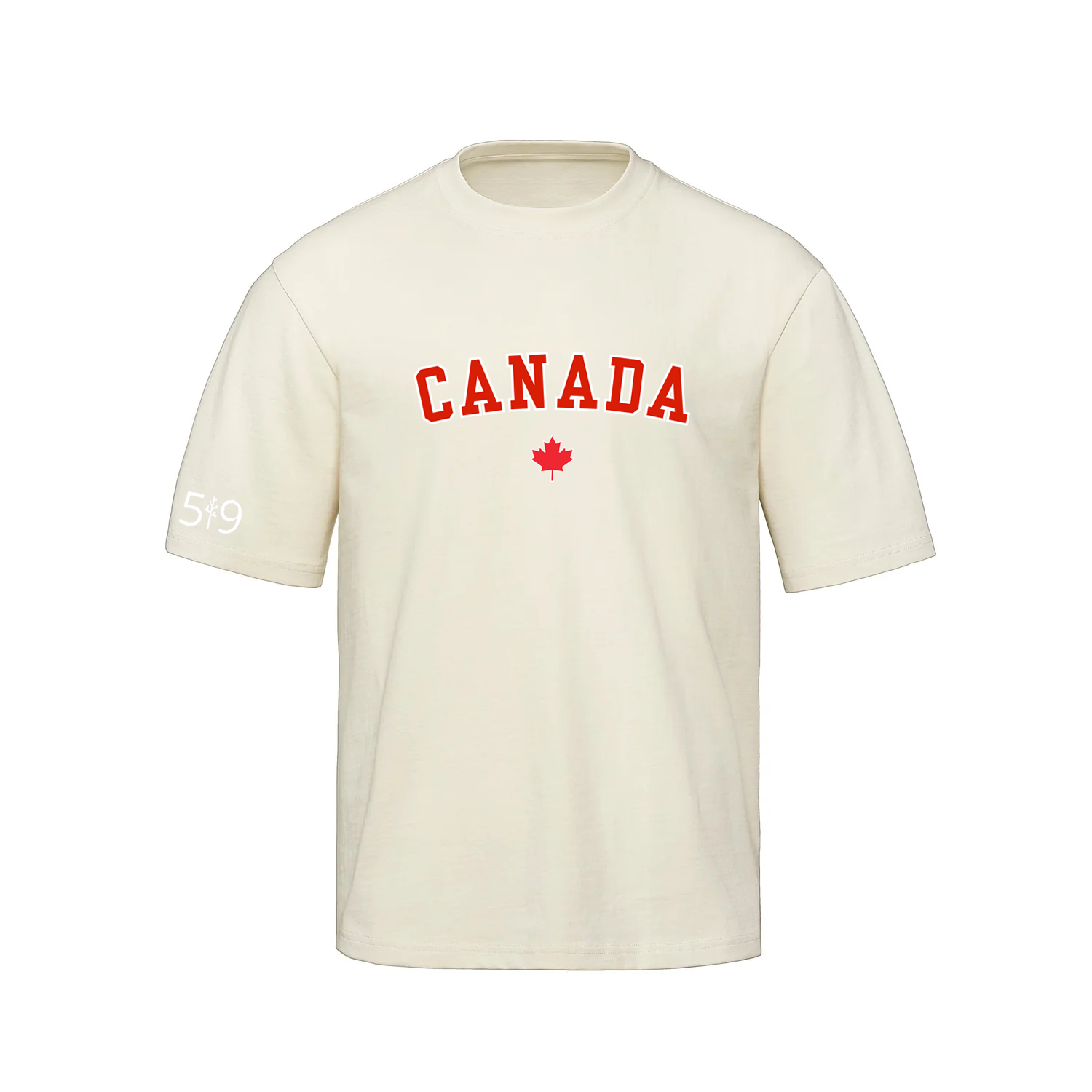 T-SHIRT SURDIMENSIONNÉ DE L'ÉQUIPE VARSITY DU CANADA (UNISEXE)