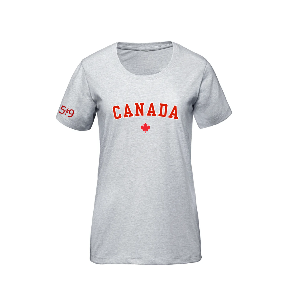 T-SHIRT PREMIUM CANADA VARSITY (FEMME)