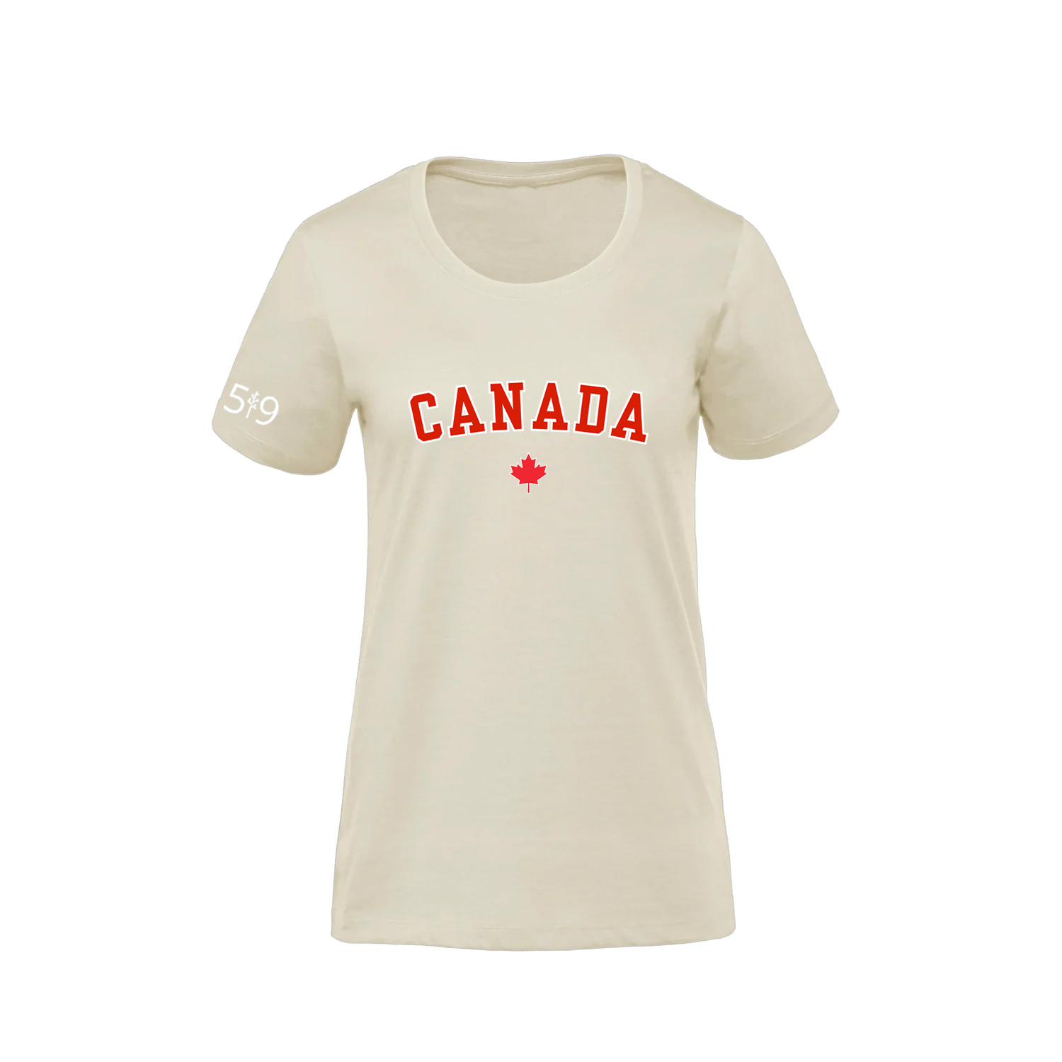 T-SHIRT PREMIUM CANADA VARSITY (FEMME)
