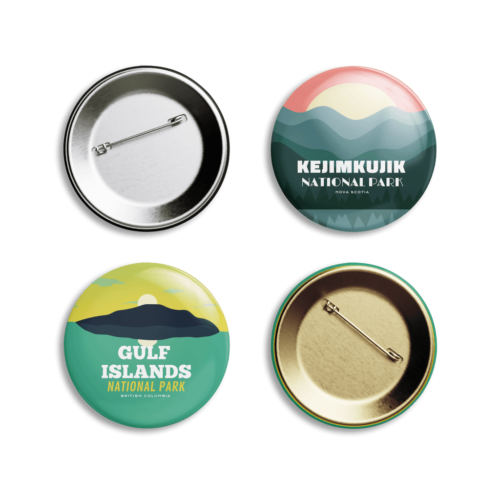 Insignes à épingle des parcs nationaux et provinciaux du Canada
