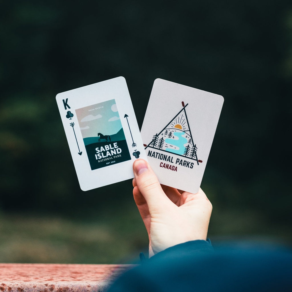 Cartes à jouer imperméables des parcs nationaux du Canada