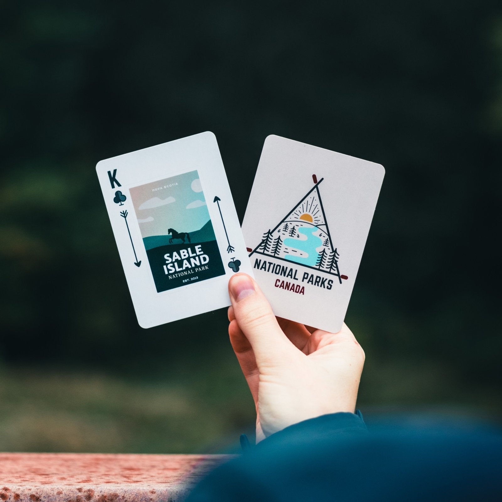Cartes à jouer imperméables des parcs nationaux du Canada