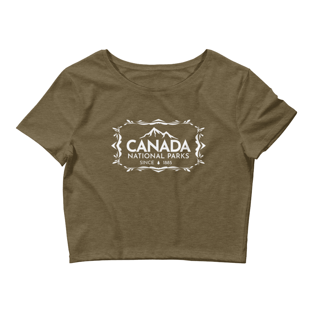 Canada National Parks Women’s Crop Top