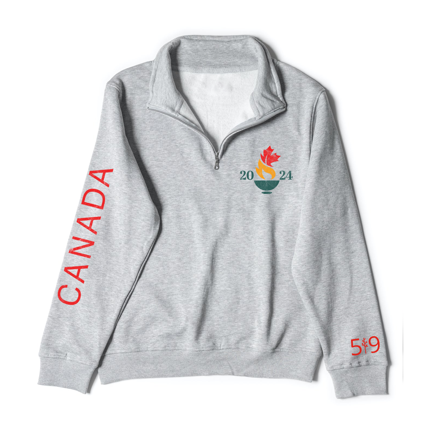 ÉQUIPE CANADA 1/4 ZIP (JEUNESSE)
