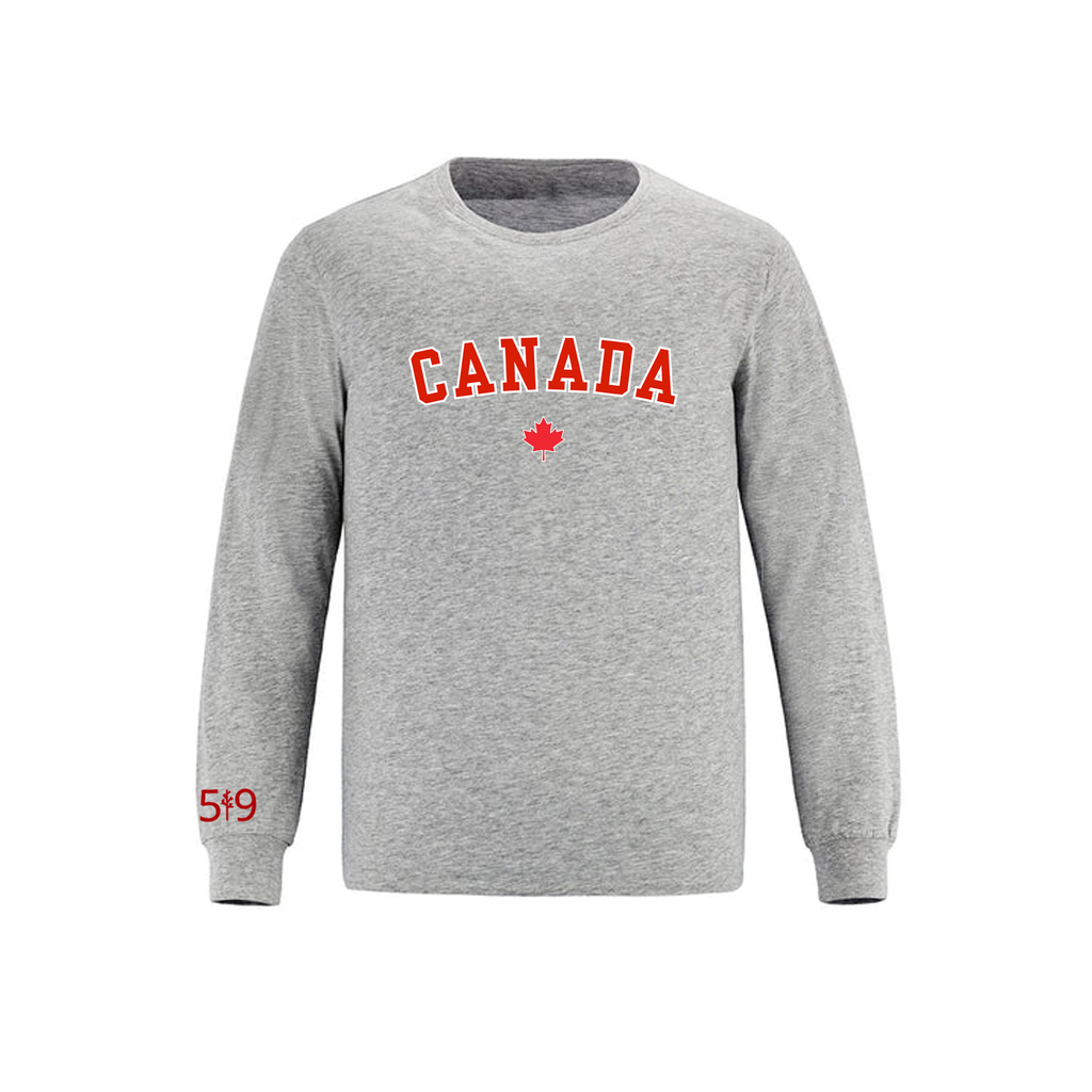 T-SHIRT À MANCHES LONGUES VARSITY CANADA (HOMME)