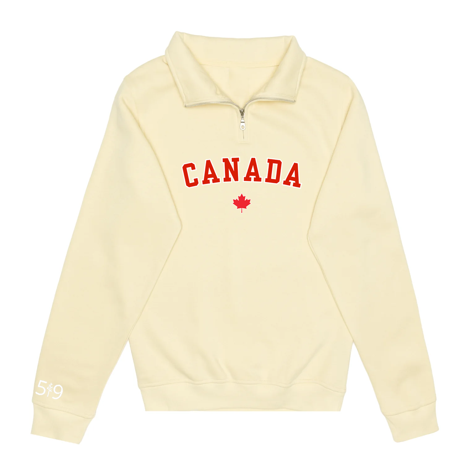 CANADA VARSITY 1/4 ZIP (UNISEXE)