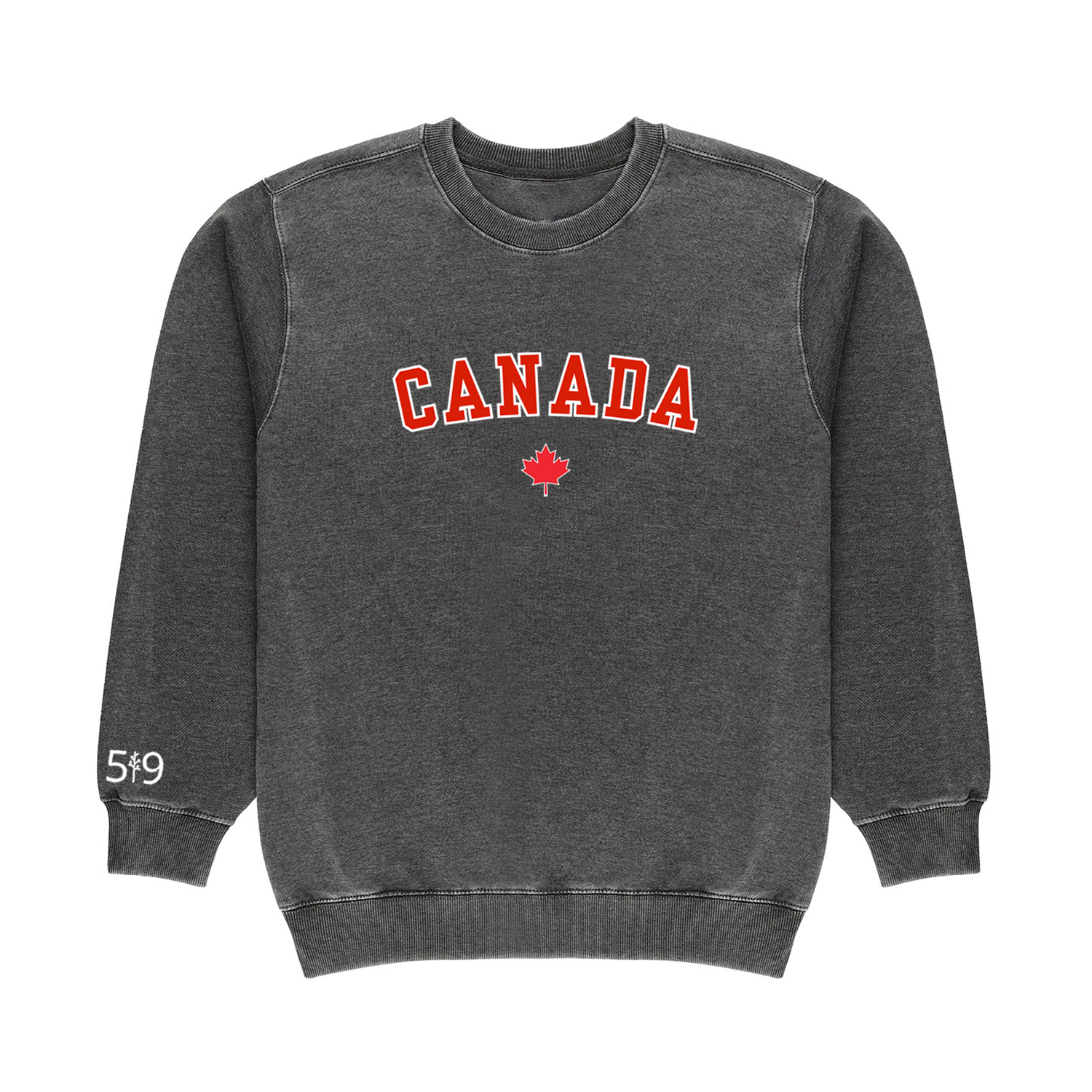 T-SHIRT VINTAGE VARSITY DU CANADA (UNISEXE)