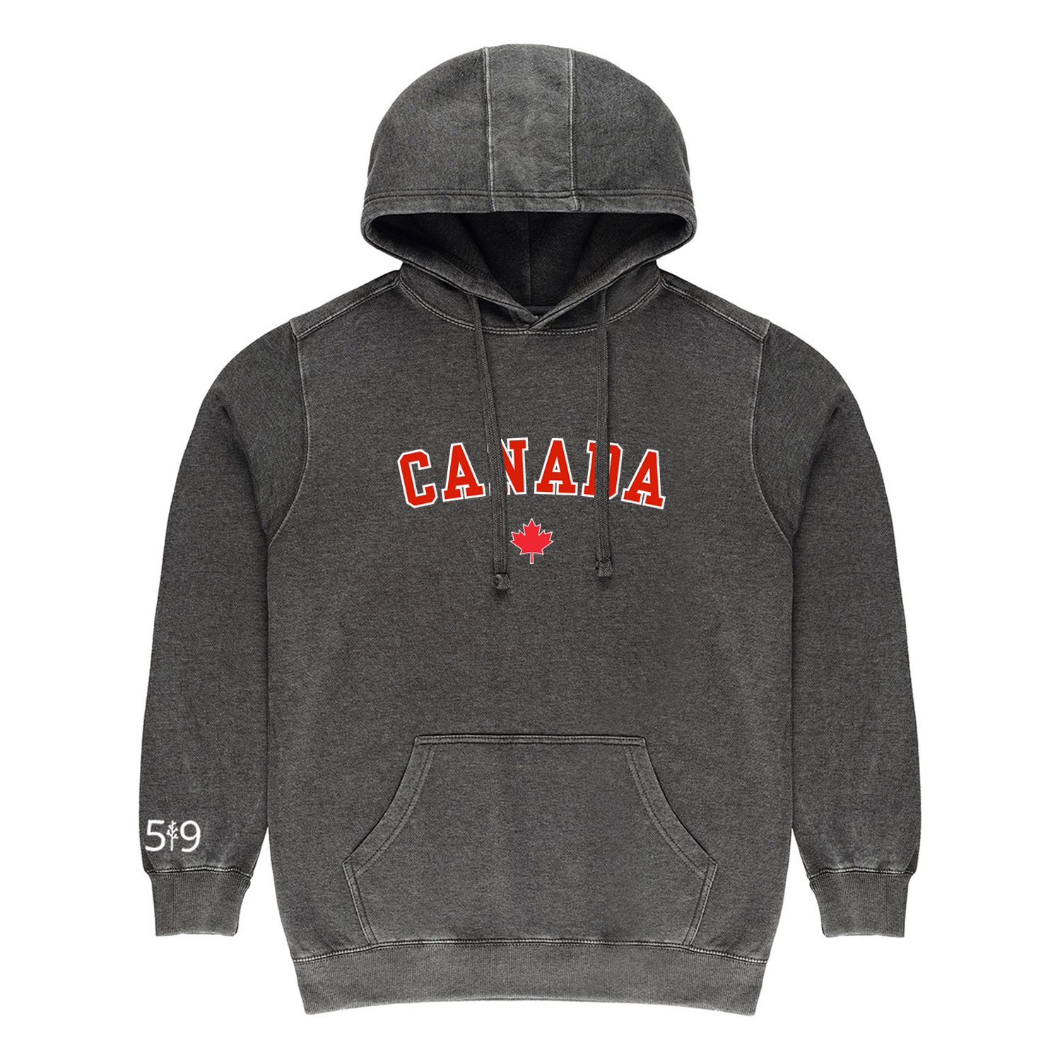 SWEAT À CAPUCHE VINTAGE CANADA VARSITY (UNISEXE)